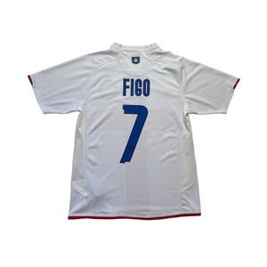 INTER MILAN 2007/08 CENTENARY AWAY FOOTBALL SHIRT ‘FIGO #7 (M)