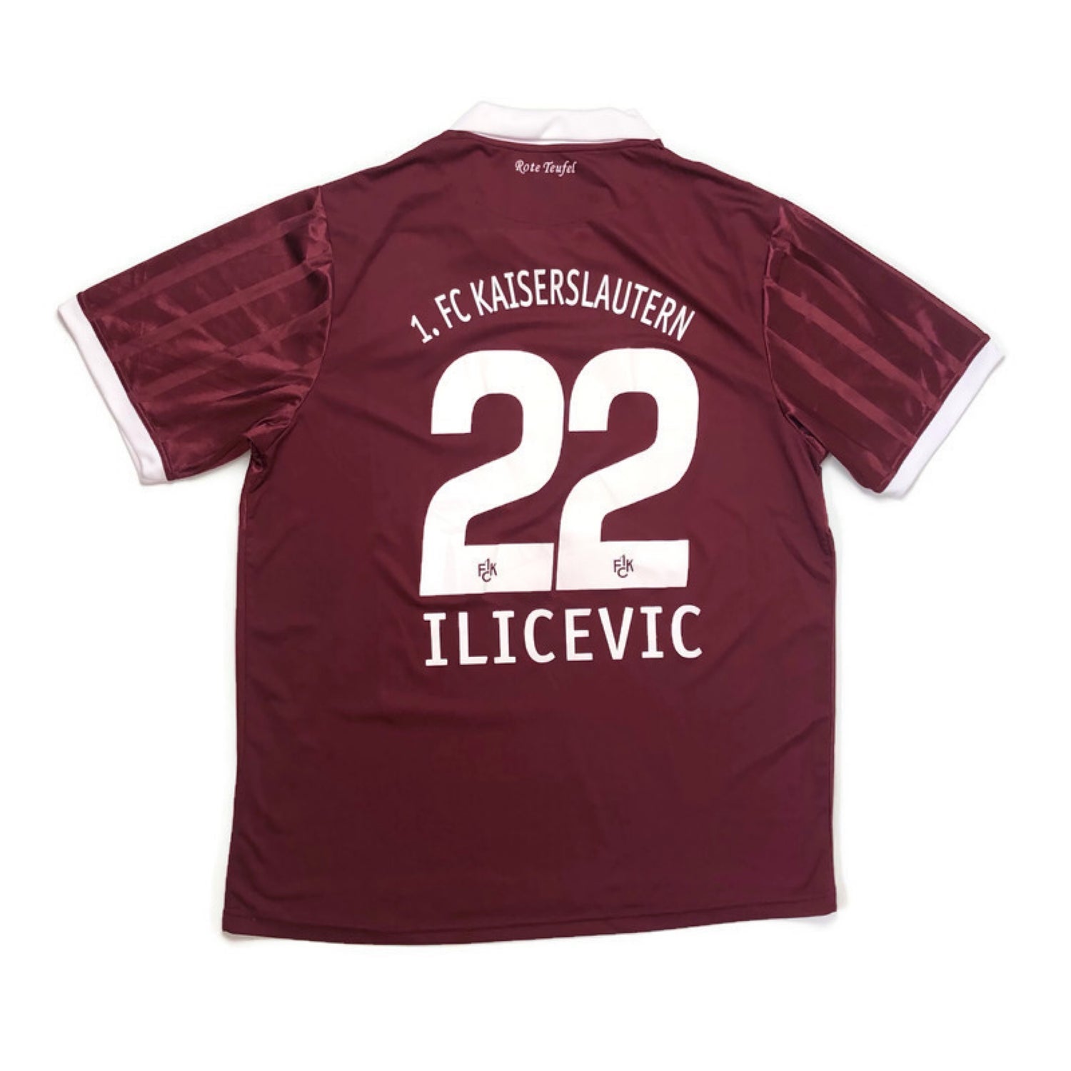 KAISERSLAUTERN 2010/11 HOME FOOTBALL SHIRT ‘ILICEVIC #22’ (XXL)