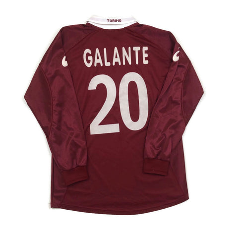 TORINO 2001/02 HOME LONG SLEEVE FOOTBALL SHIRT ‘GALANTE #20’ (L)