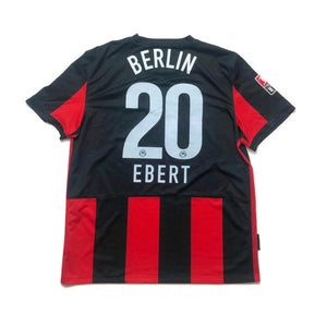 HERTHA BERLIN 2008/09 AWAY FOOTBALL SHIRT ‘EBERT #20’ (XL)