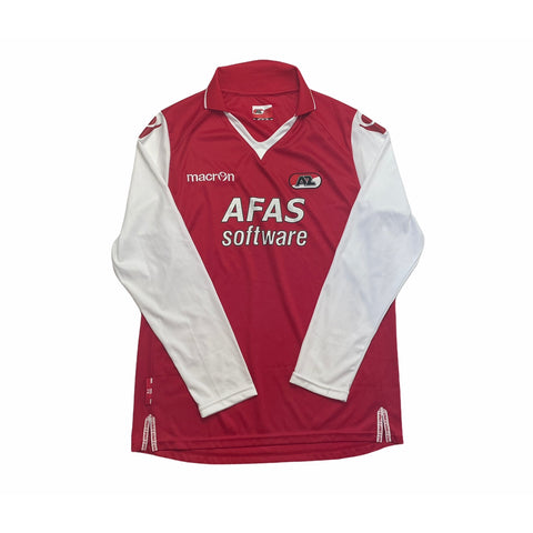 AZ ALKMAAR 2012/13 HOME LONG SLEEVE FOOTBALL SHIRT (M)