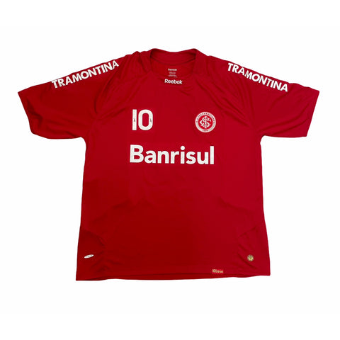 INTERNACIONAL 2009/10 HOME FOOTBALL SHIRT '#10' BNWT (XL)