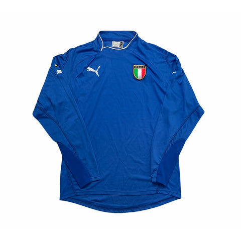 ITALY 2003/04 HOME LONG SLEEVE FOOTBALL SHIRT (XL)