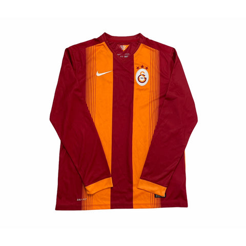 GALATASARAY 2014/15 HOME LONG SLEEVE FOOTBALL SHIRT (L)