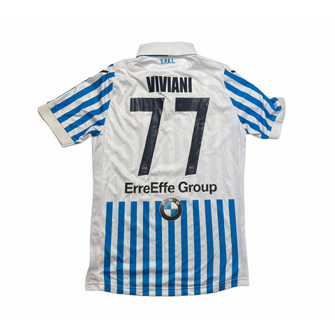 SPAL 2017/18 HOME FOOTBALL SHIRT 'VIVIANI #77' (M)