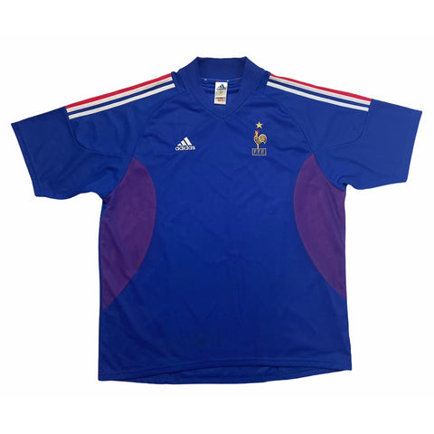 FRANCE 2002/04 HOME FOOTBALL SHIRT (XXL)