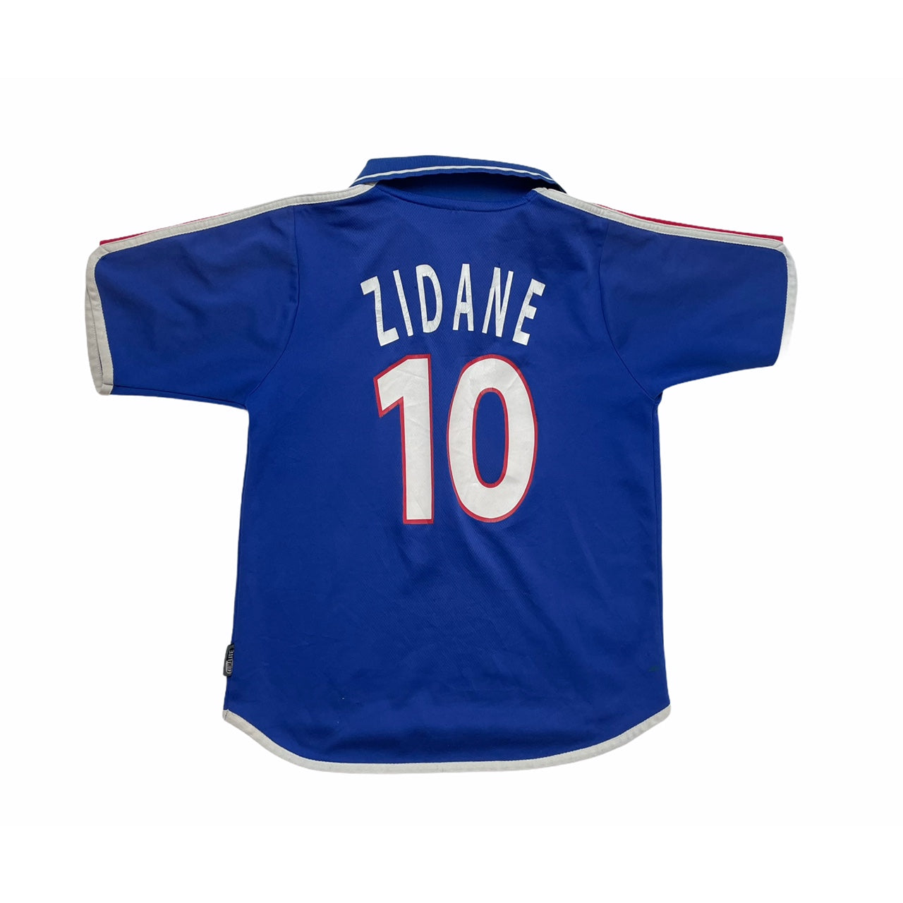 FRANCE 2000/02 HOME FOOTBALL SHIRT 'ZIDANE #10' (XS)