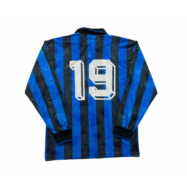 ATALANTA 1993/94 HOME LONG SLEEVE MATCH-WORN FOOTBALL SHIRT '#19' (XL)