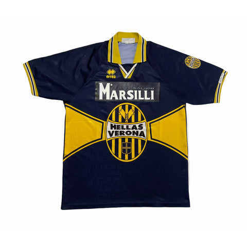 HELLAS VERONA 1995/96 HOME FOOTBALL SHIRT '#16' (L)