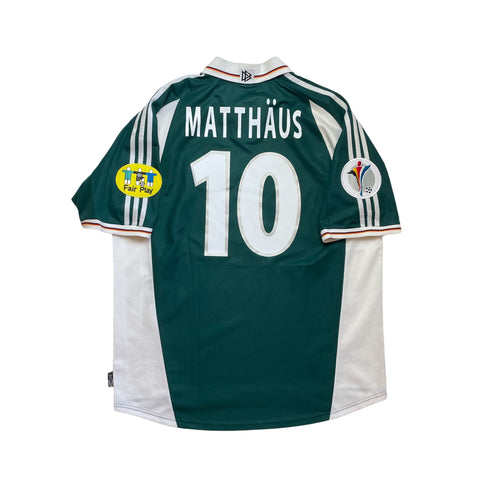 GERMANY 2000/02 AWAY FOOTBALL SHIRT ‘MATTHAUS #10’ (XL)