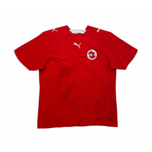 SWITZERLAND 2006/08 HOME FOOTBALL SHIRT (L)