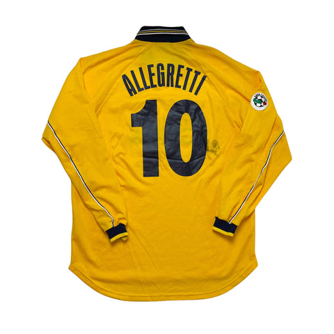 EMPOLI 2000/01 HOME LONG SLEEVE FOOTBALL SHIRT 'ALLEGRETTI #10' (XXL)