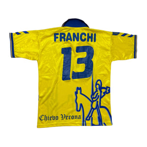 CHIEVO VERONA 2000/01 HOME FOOTBALL SHIRT ‘FRANCHI #13’ (XL)