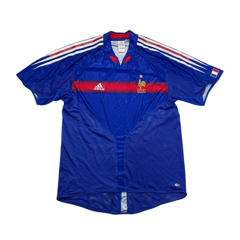 FRANCE 2004/06 HOME FOOTBALL SHIRT (L)