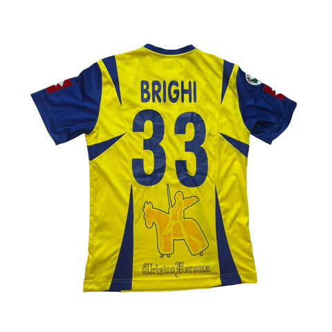 CHIEVO VERONA 2006/07 HOME FOOTBALL SHIRT ‘BRIGHI #33’ (XXL)