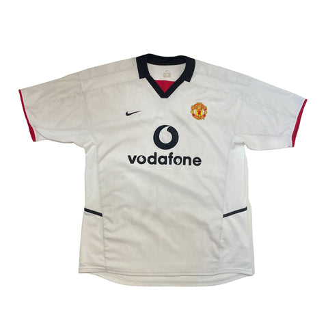 MANCHESTER UNITED 2002/03 AWAY FOOTBALL SHIRT (L)