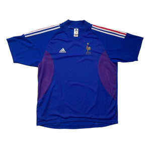 FRANCE 2002/04 HOME FOOTBALL SHIRT (XL)
