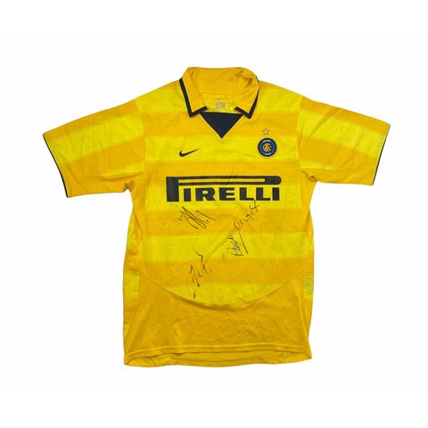 INTER MILAN 2003/04 AWAY ‘SIGNED’ FOOTBALL SHIRT (S)