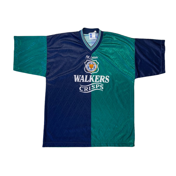 LEICESTER CITY 1995/96 THIRD FOOTBALL SHIRT (L)