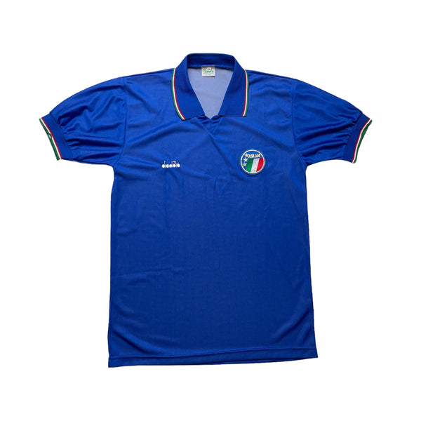 ITALY 1986/90 HOME FOOTBALL SHIRT (M)