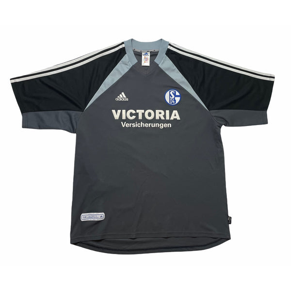 SCHALKE 2001/02 AWAY FOOTBALL SHIRT (XXL)
