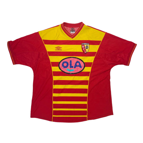 RC LENS 2000/01 HOME FOOTBALL SHIRT (XXL)