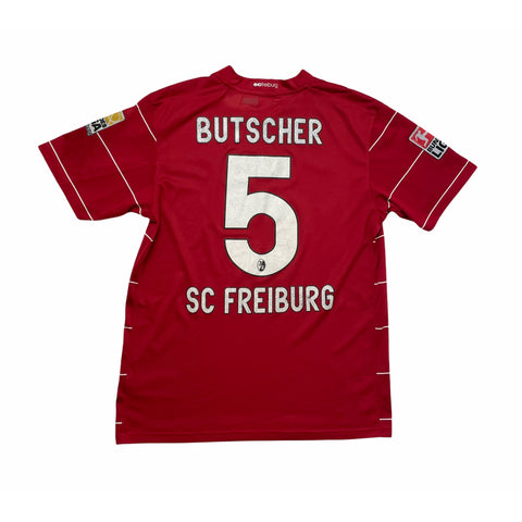 FREIBURG 2009/10 HOME FOOTBALL SHIRT 'BUTSCHER #5' (M)