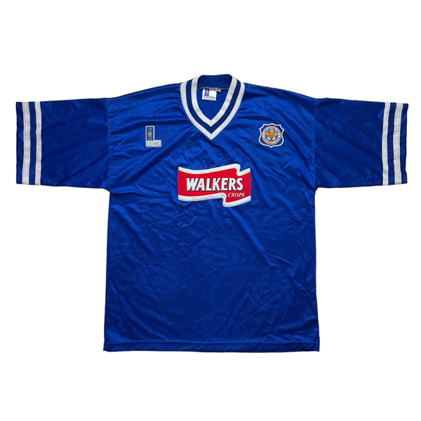 LEICESTER CITY 1996/98 HOME FOOTBALL SHIRT (L)